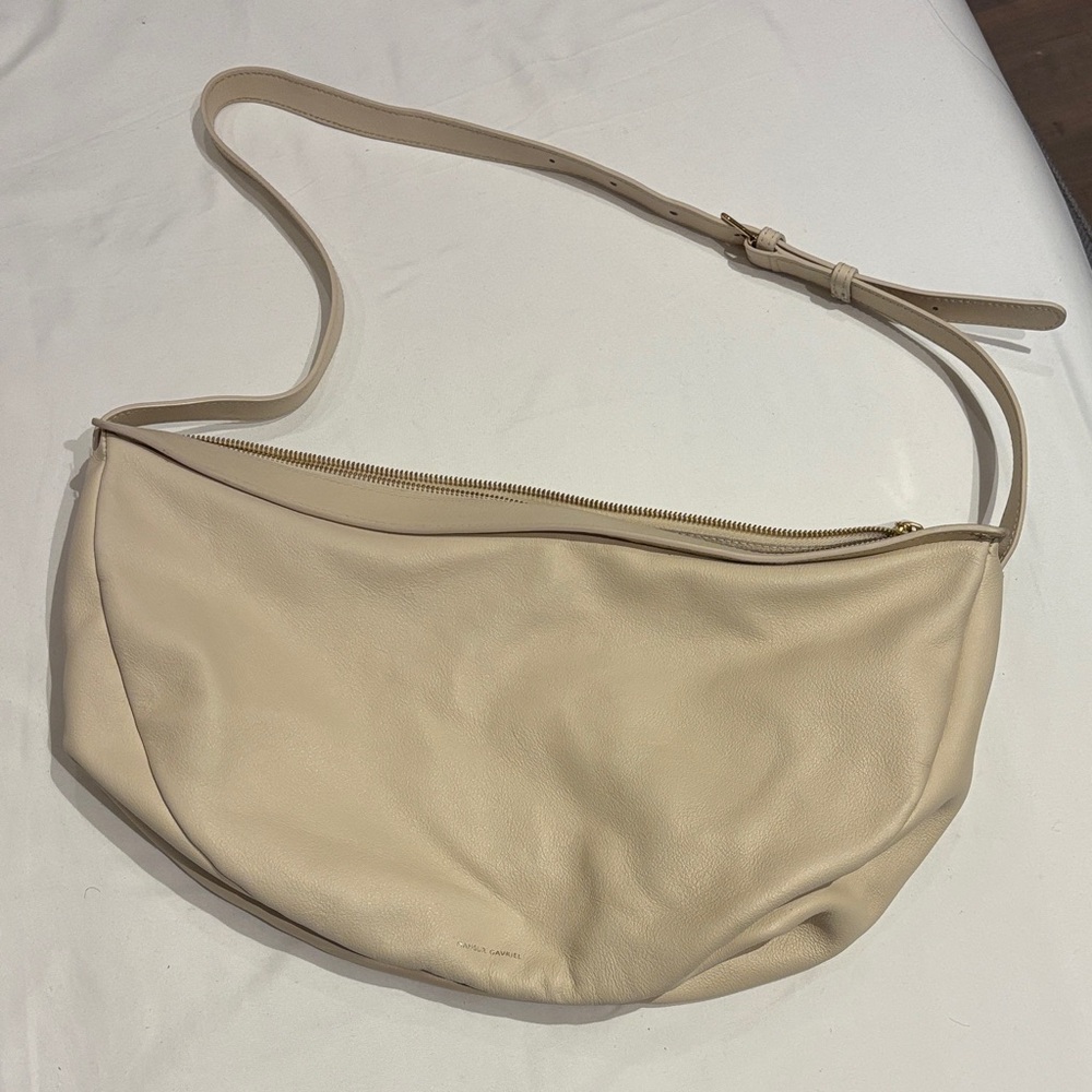 Mansur Gavriel large moon sling jasmine